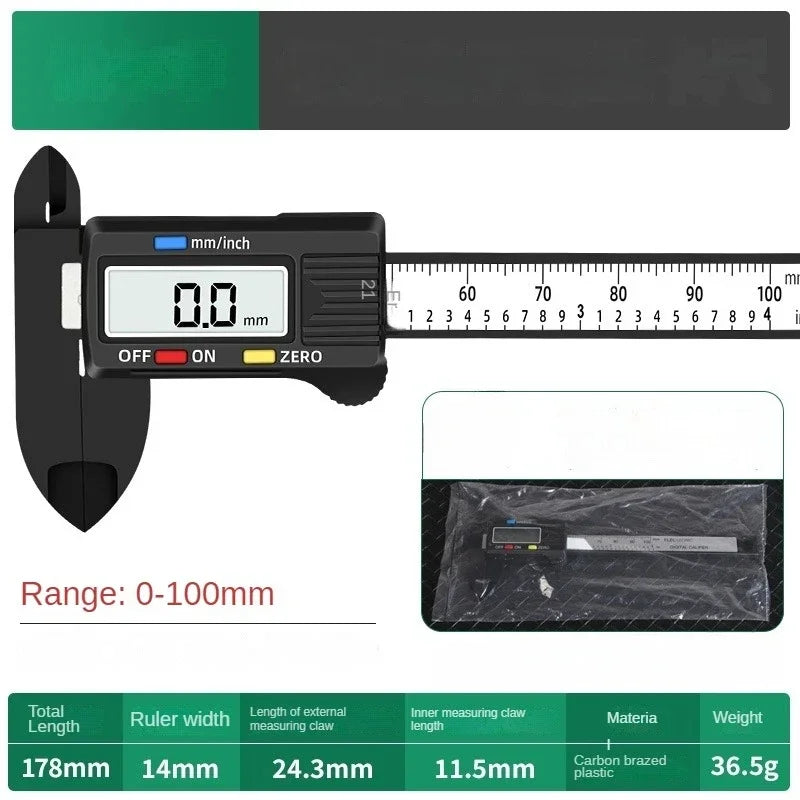 Digital Vernier Bit Caliper – LCD Bit Measuring Tool for Beyblade X