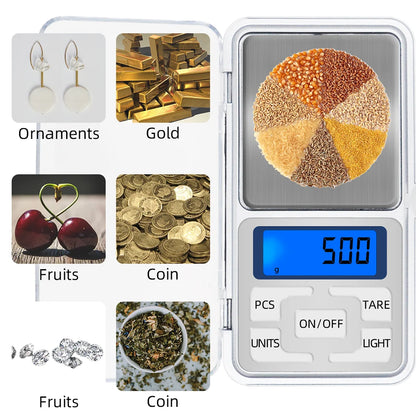 Digital Pocket Scale – 0.01g–0.1g Blader Gear Scale (100g–1000g)