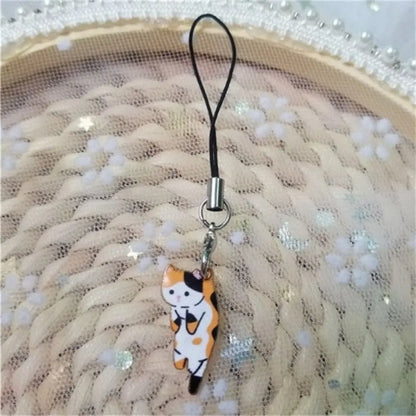 Cat Charm Grip Strap – Cartoon Wrist Lanyard for Beyblade X Launcher Grip Decoration