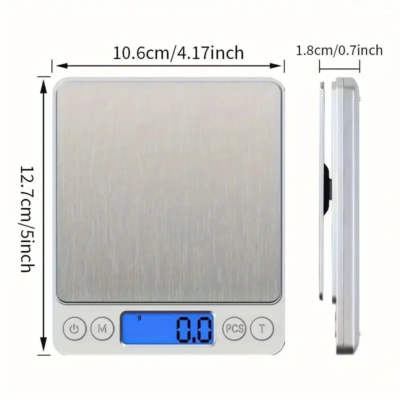 Mini Blader Gear Scale – 0.01g Stainless Steel Electronic Scale