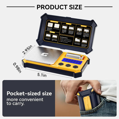 Blader Precision Pocket Scale 300g | 0.01g Compact Digital Scale