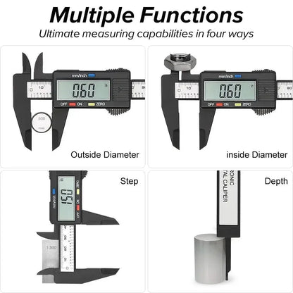 Digital Vernier Bit Caliper – LCD Bit Measuring Tool for Beyblade X
