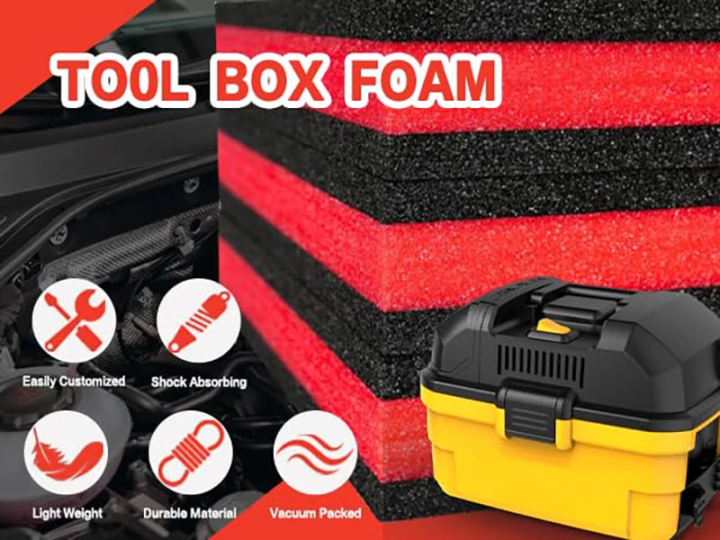 Cut-to-Fit Gear Sport Foam Sheets – Beyblade X Case Organizer Foam (3-Pack)