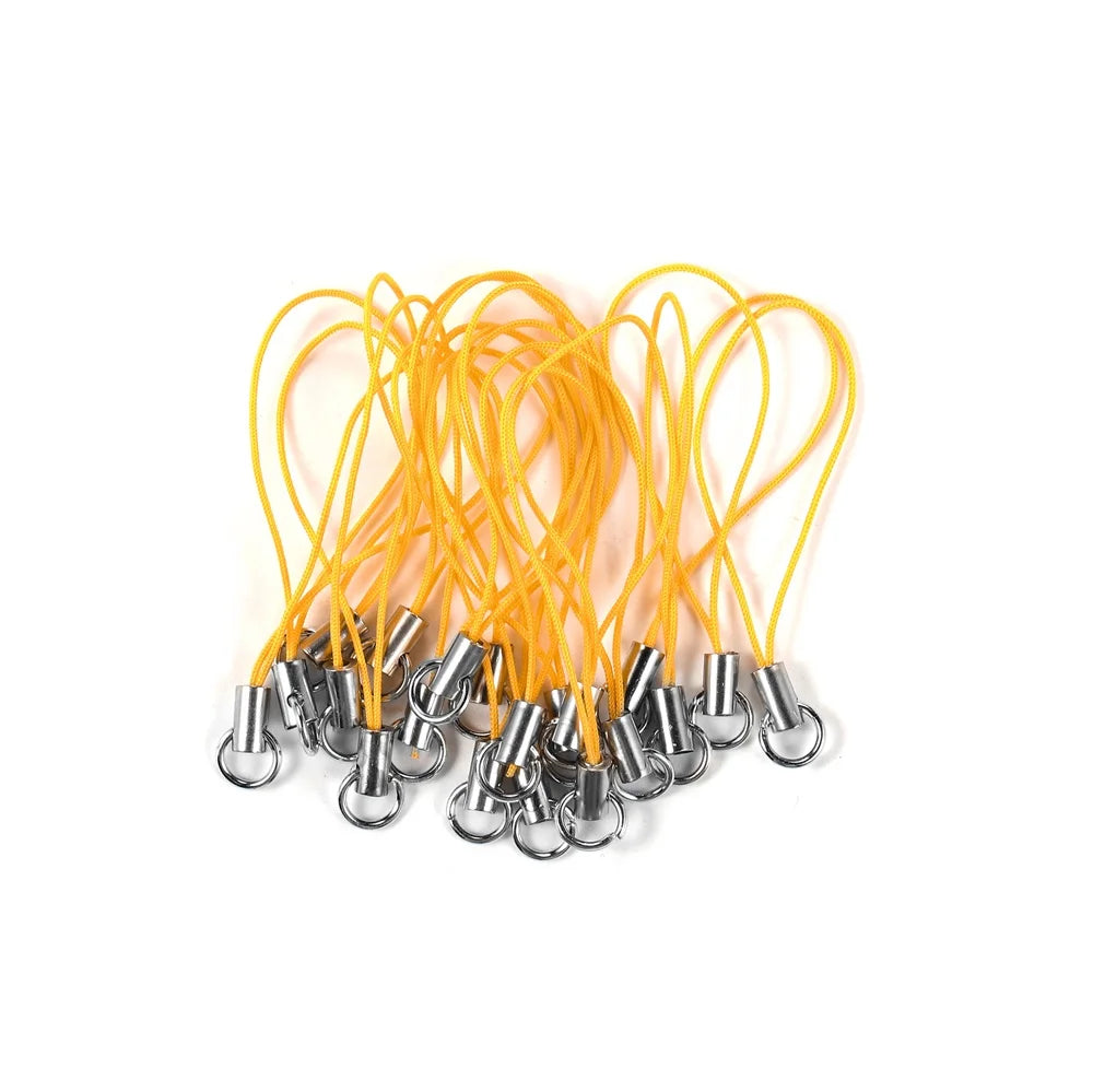 DIY Grip Strap Cord Set – 50/100pc Lobster Clasp Lanyards for Beyblade X Launcher Decoration
