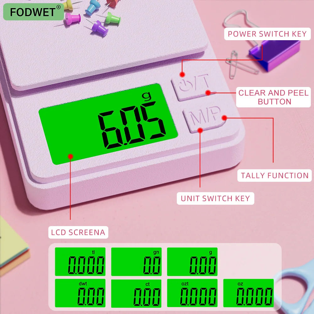 Blader Pocket Scale 500g | 0.01g High-Precision Digital Scale