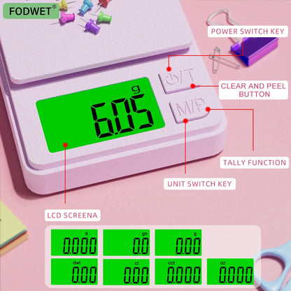 Blader Pocket Scale 500g | 0.01g High-Precision Digital Scale