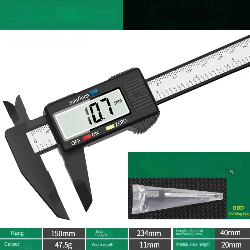 Digital Vernier Bit Caliper – LCD Bit Measuring Tool for Beyblade X