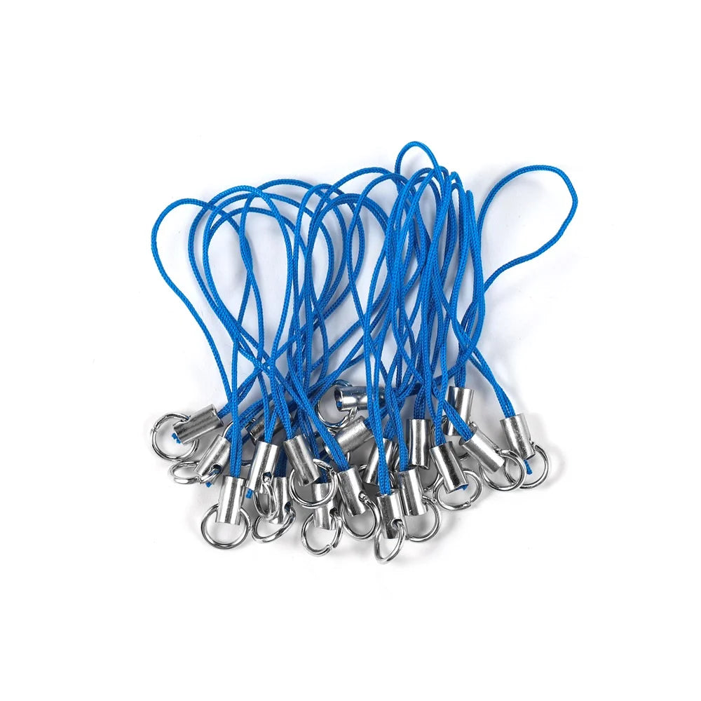 DIY Grip Strap Cord Set – 50/100pc Lobster Clasp Lanyards for Beyblade X Launcher Decoration