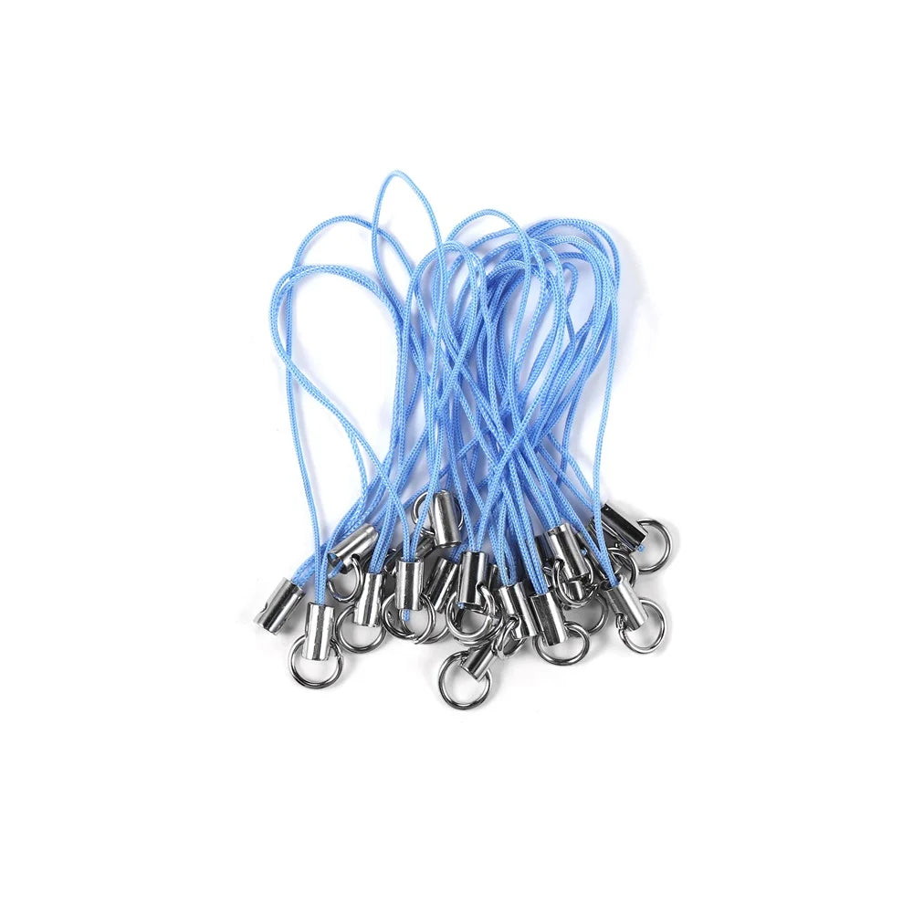 DIY Grip Strap Cord Set – 50/100pc Lobster Clasp Lanyards for Beyblade X Launcher Decoration