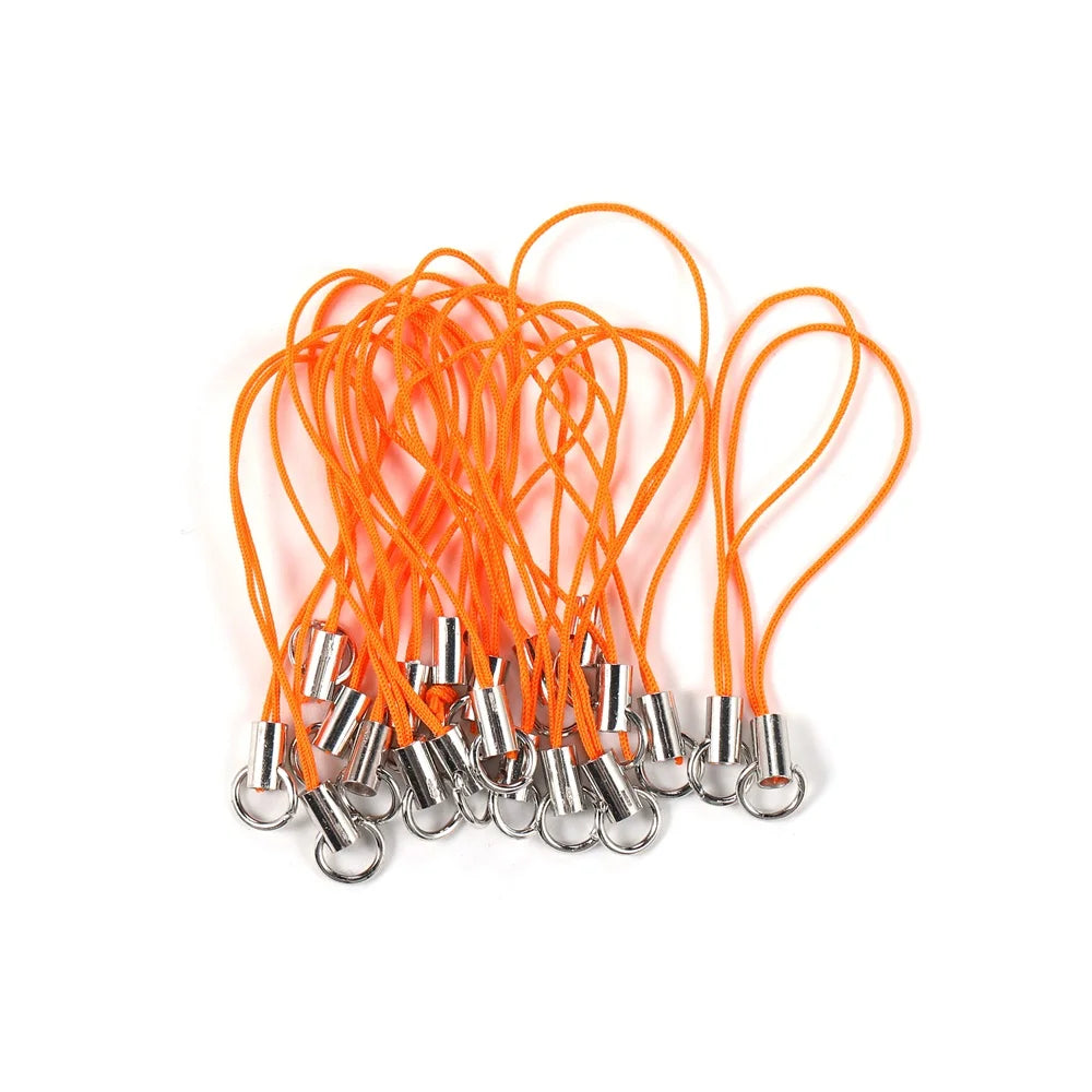 DIY Grip Strap Cord Set – 50/100pc Lobster Clasp Lanyards for Beyblade X Launcher Decoration