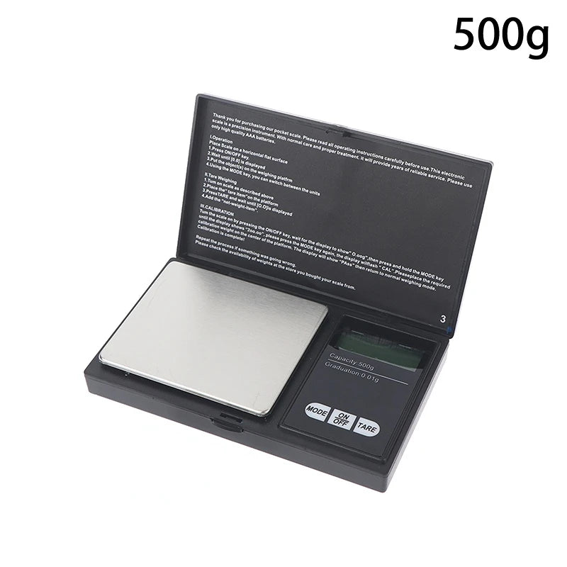 High Precision Electronic Scale – 0.01g Blader Gear Scale (100g–500g)