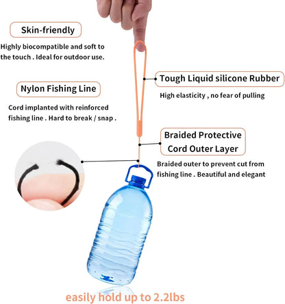 Silicone Wrist Grip Strap – Colorful Launcher Lanyard for Beyblade X Grip Decoration