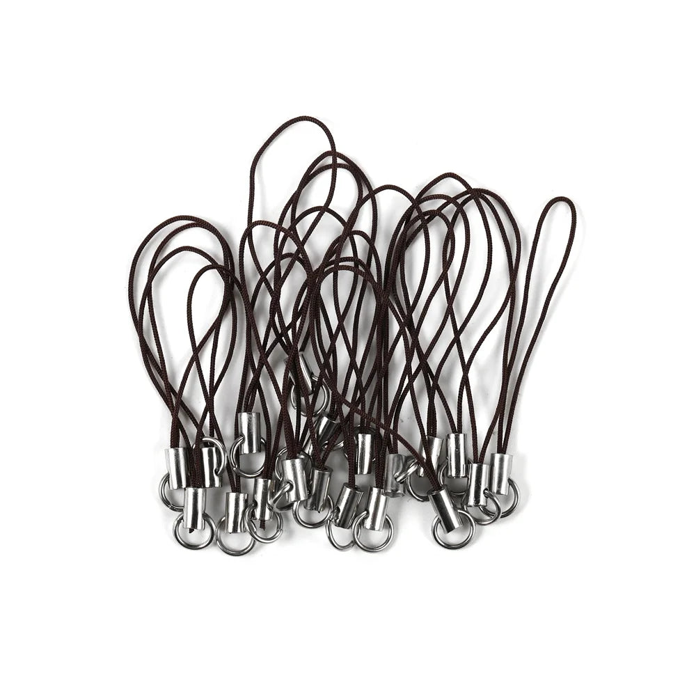 DIY Grip Strap Cord Set – 50/100pc Lobster Clasp Lanyards for Beyblade X Launcher Decoration