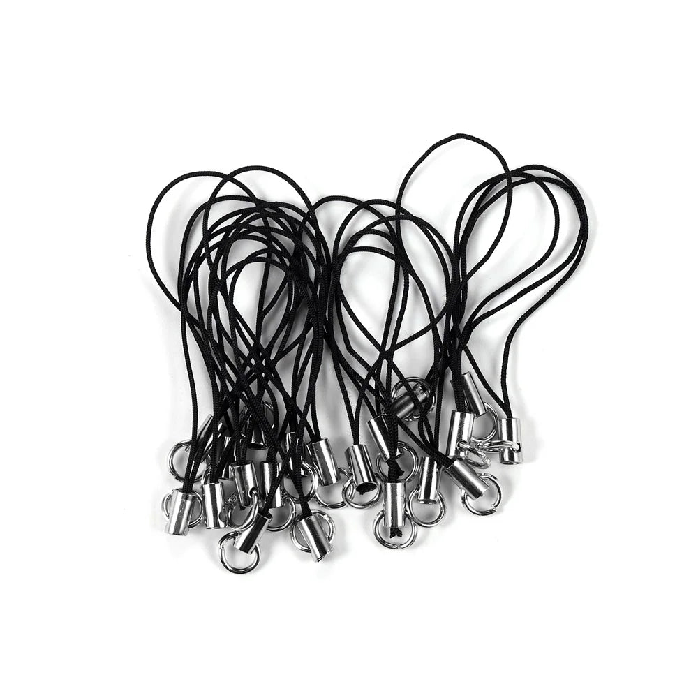 DIY Grip Strap Cord Set – 50/100pc Lobster Clasp Lanyards for Beyblade X Launcher Decoration