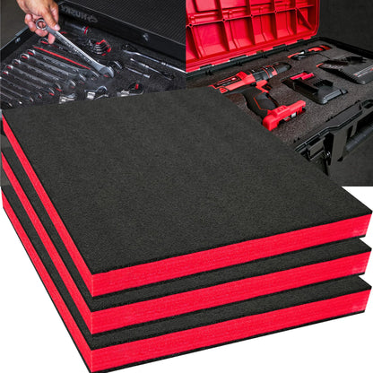 Cut-to-Fit Gear Sport Foam Sheets – Beyblade X Case Organizer Foam (3-Pack)