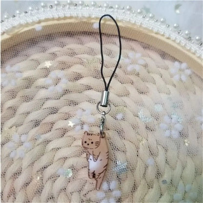 Cat Charm Grip Strap – Cartoon Wrist Lanyard for Beyblade X Launcher Grip Decoration