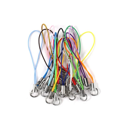 DIY Grip Strap Cord Set – 50/100pc Lobster Clasp Lanyards for Beyblade X Launcher Decoration