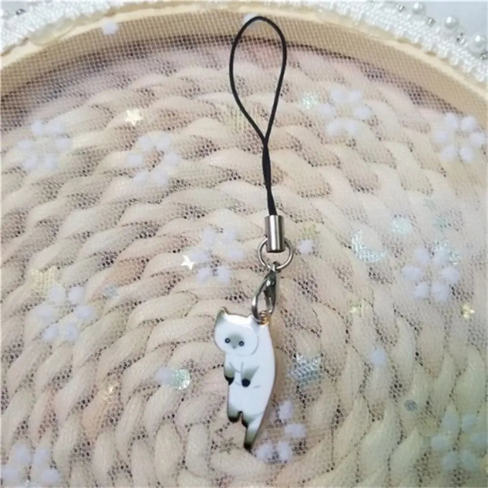 Cat Charm Grip Strap – Cartoon Wrist Lanyard for Beyblade X Launcher Grip Decoration