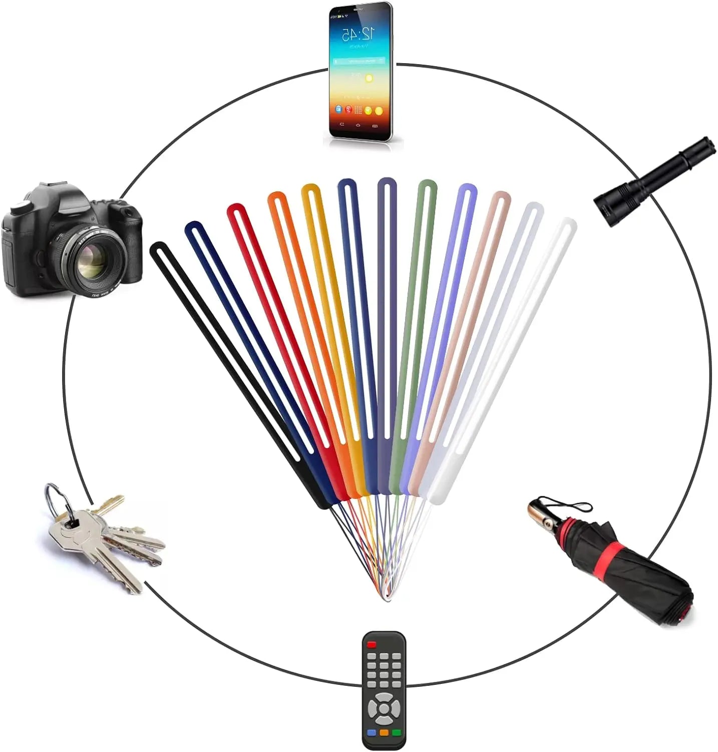 Silicone Wrist Grip Strap – Colorful Launcher Lanyard for Beyblade X Grip Decoration