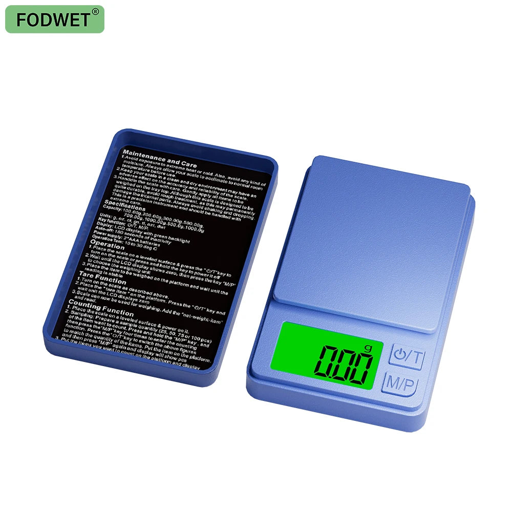 Blader Pocket Scale 500g | 0.01g High-Precision Digital Scale