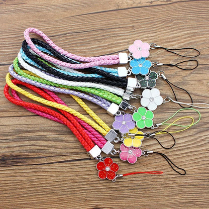 Braided Grip Strap – Multicolor Short Braid Lanyard for Beyblade X Launcher Decoration