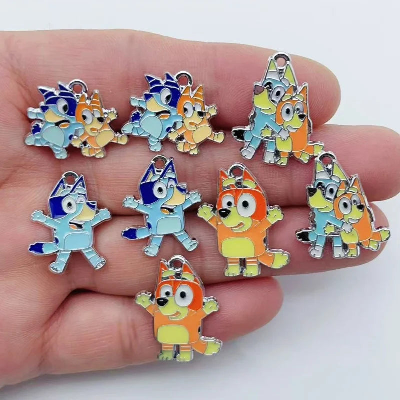 Anime Enamel Charm Pendants – 10-Pack Grip Decoration Charms for Beyblade X Launchers
